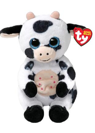 Дитяча іграшка м'яко-набивна TY BEANIE BELLIES 41287 Корова "COW"