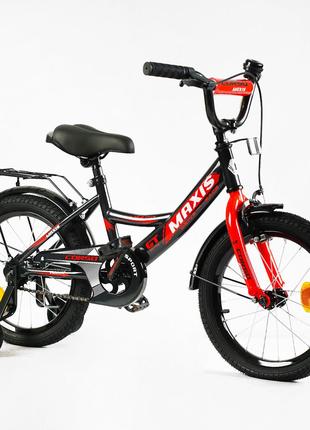 Детский велосипед Corso Maxis 16 дюймов ручной тормоз, сиденье...