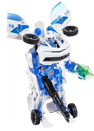 Робот-трансформер Бамблби полицейский