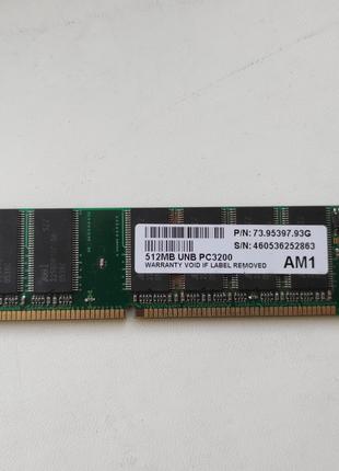 Оперативна пам'ять DDR 512Mb UNB PC3200