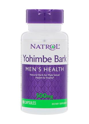 Yohimbe Bark 500 mg (90 caps) 18+
