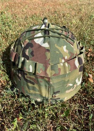 Тактический кавер на шлем мультикам с креплением зсу , военный...