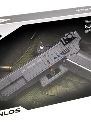 Конструктор пістолет Glock G18 Panlos Brick 670010