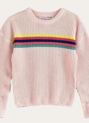 Вязаный свитер на девочку 6-7 лет 116/122 см minoti итальялия