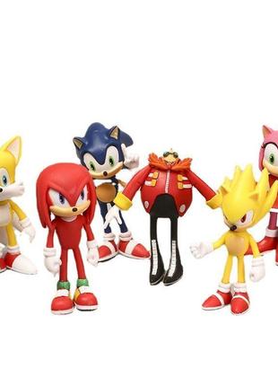 Супер Соник фигурки Super Sonic набор фигурок детские игрушки ...