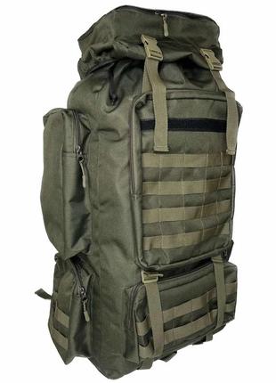 Тактический рюкзак баул 110 литров олива. военный рюкзак всу. ...