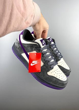 Чоловічі кросівки Nike SB Dunk Low Pro Grey Purple