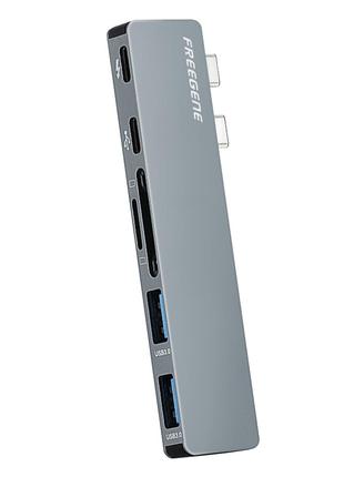 СТОК Хаб USB / Концентратор HyperDrive DUO 6-in-1