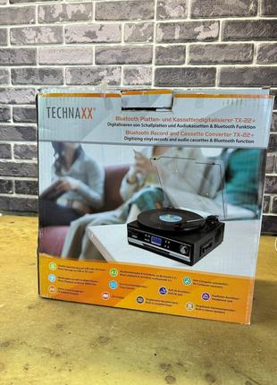 Technaxx TX-22+ USB- Вініловий програвач з ремінним приводом г...