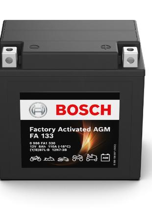 Мото акумулятор AGM Bosch Правий [+] 12V 8AH 110A