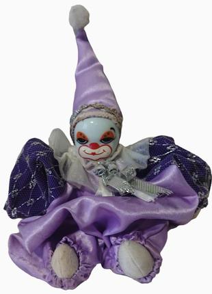 Фарфоровый коллекционный клоун из германии
