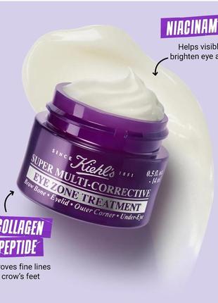 Крем для кожи вокруг глаз kiehl's super multi-corrective eye z...