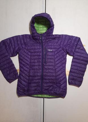 Rab women's microlight alpine jacket пуховик размер uk14