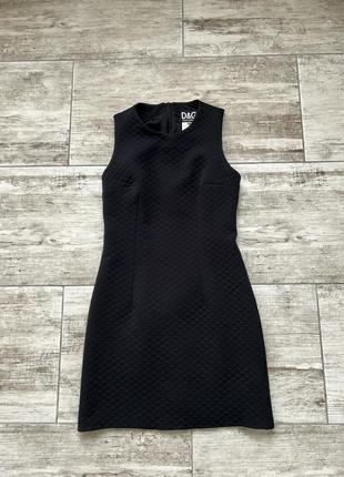 Dolce gabbana женское черное платье оригинал размер 38