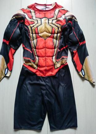 Карнавальный костюм спайдермен spider man marvel короткий