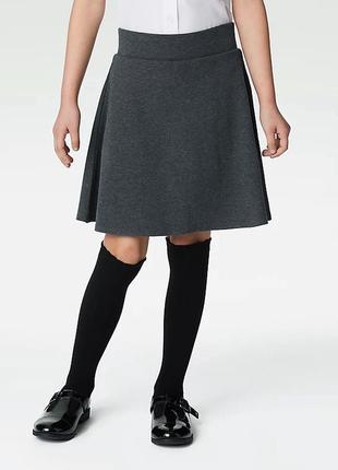 Школьная юбка с шортами внутри m&s для девочки 8-9 лет, 134 см