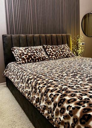 Комплект постельного белья "Леопард" евро