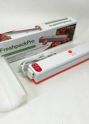 Вакуумный упаковщик vacuum sealer Freshpack Pro оранжевый | VN...