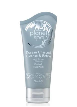 Planet spa korean charcoal cleanse &amp; refine маска для лица...