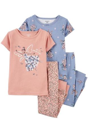 Пижама carter's 5t для девочки размер 5 лет