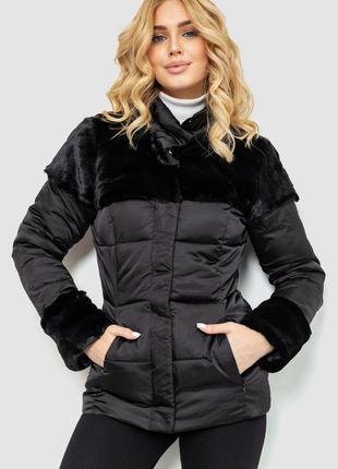 Куртка женская демисезонная, цвет черный, размер M, 235R6929