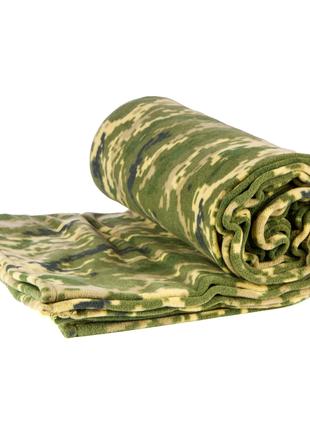 Тактический флисовый плед 150х200см – одеяло для военных с чех...