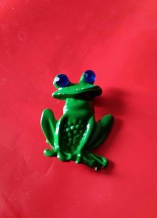 Брошка жаба жабка жабеня лягушка