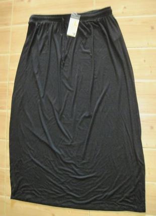 Новая суперстрейч. черная юбка "primark" р. l пояс - резинка