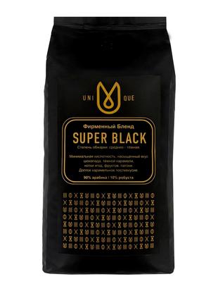 Кофе Unique Super Black в зёрнах 1 кг