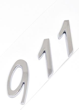Надпись 911 Porsche Цифры Порше на крышку багажника 95855967700