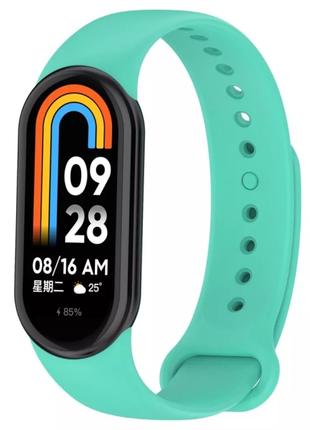 Ремешок для фитнес браслета Xiaomi Mi Band 8 бирюзовый