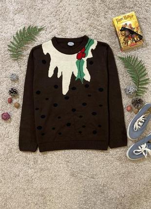 Новогодний рождественский свитер десерта #18