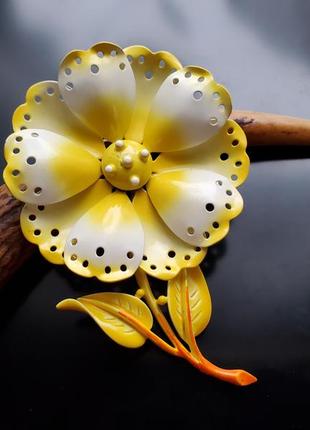 Hedy коллекционная брошь-цветок, 60ти
