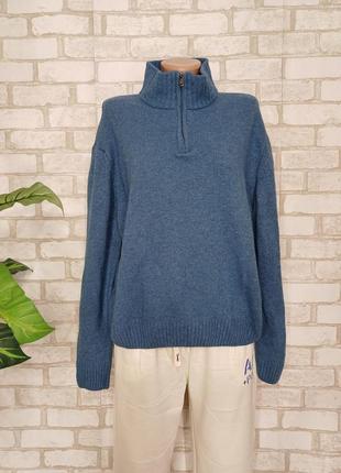 Новый мега теплый свитер/кофта на 70 % шерсть в синем, размер ...