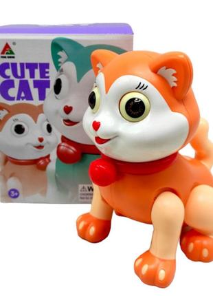 Игрушка интерактивная для маленького ребенка Кіт муз, звук, ру...
