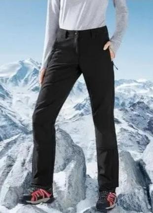 Зимние, женские штаны softshell от немецкого бренда crivit (36...