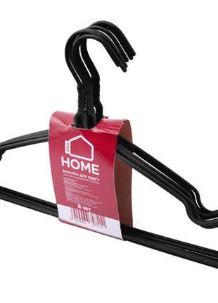 Набор вешалок для одежды Idea Home Black 39.4х21х0.3 см, 8 шт