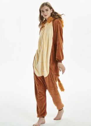 Кигуруми Лев пижама для взрослых