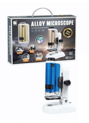 Мікроскоп детский "Alloy Microscope" (синий) [tsi230439-ТSІ]