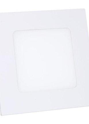 Светильник светодиодный biom pl-s6 w 6вт квадратный белый (lf-...