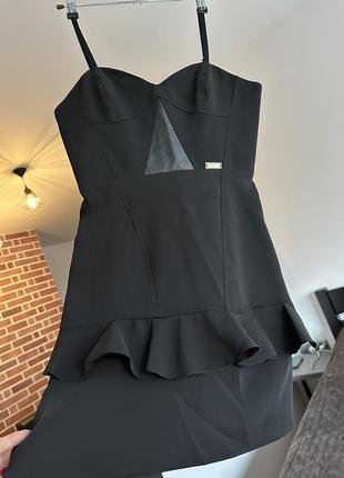 Италия, маленькое черное платье, размер s, xs