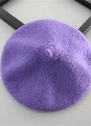 Берет детский фиолетовый лаванда 3-6р 50-52см