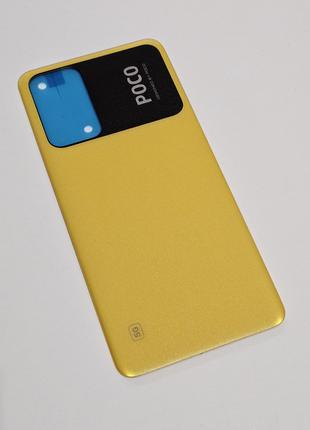 Задняя крышка Xiaomi Poco M4 Pro 5G (Poco Yellow), цвет - Желтый