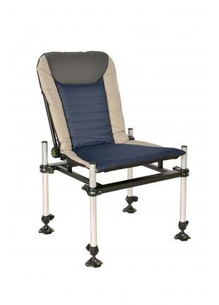 Кресло фидерное M-Elektrostatyk Cuzo Quantum синий/серый