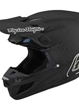 Мото шлем TLD SE5 Carbon Helmet [Stealth BLk/Chrome] MD