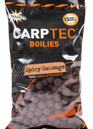 Бойлы для рыбалки Dynamite Baits Carp-Tec - Spicy Sausage 15mm...