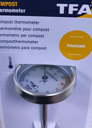 Термометр для компосту та грунту TFA d=51x410 мм