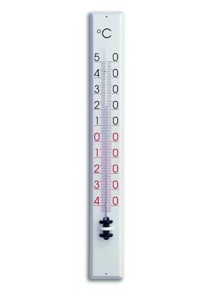 Термометр вуличний / кімнатний TFA метал білий 103х39х806 мм