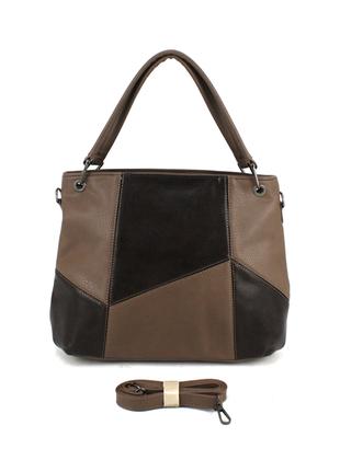 Большая женская сумка Voila 708218207 коричневая