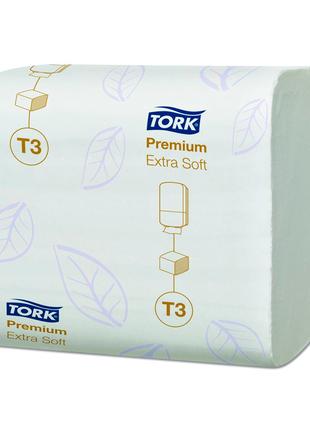 Листовий туалетний папір TORK T3 м'який (Premium) 252 листи, 2...